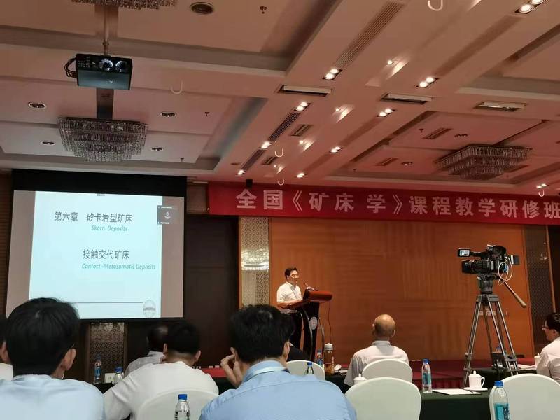 冰球官网教师参加全国《矿床学》课程教学研修班